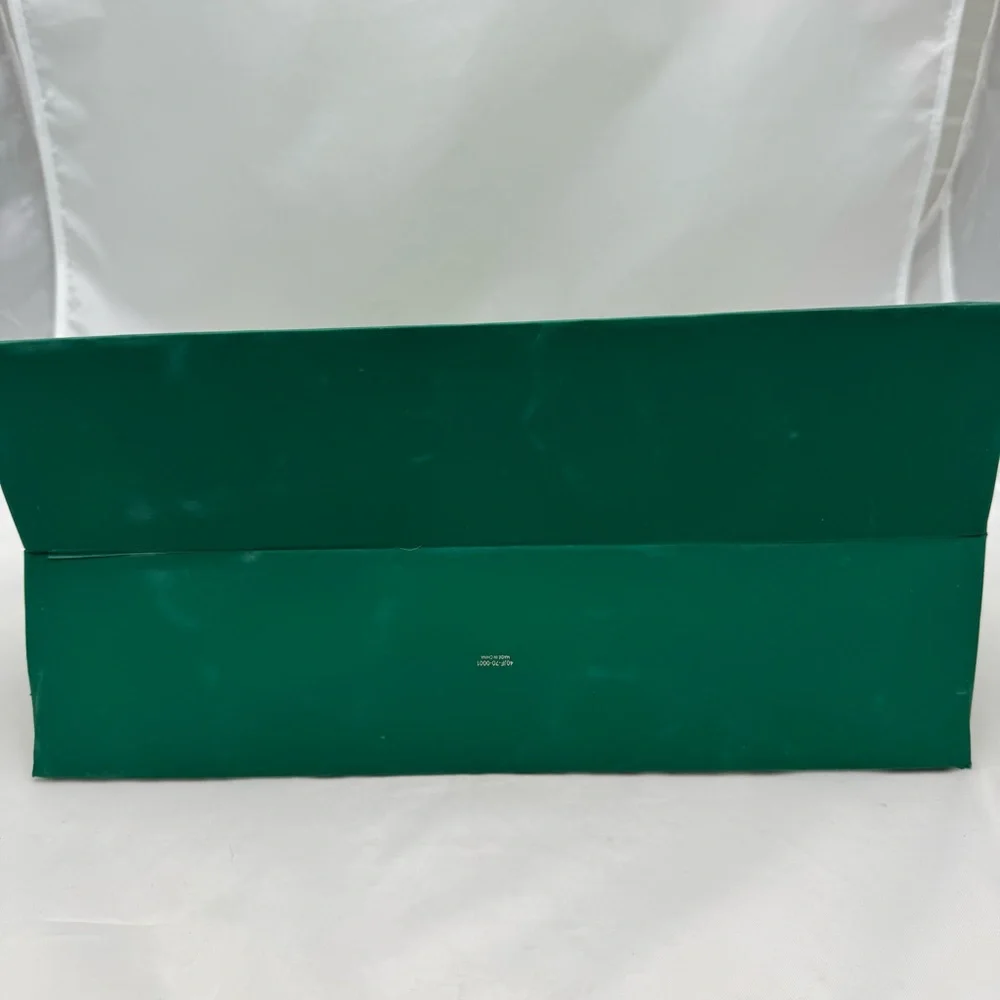 💚 La Mer Extra Large Gift Bags Set of 3 + 2 Satin Ribbons Logo 11x12x5 Used
